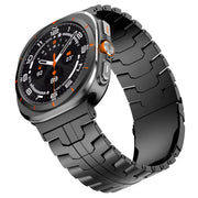 For Samsung Galaxy Watch Ultra 47mm Titanium Alloy Metal Watch Band(Black)