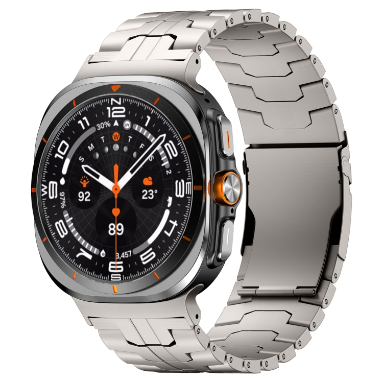 For Samsung Galaxy Watch Ultra 47mm Titanium Alloy Metal Watch Band(Titanium Color) - free shipping - PMC TechLife - Order now!