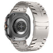 For Samsung Galaxy Watch Ultra 47mm Titanium Alloy Metal Watch Band(Titanium Color)