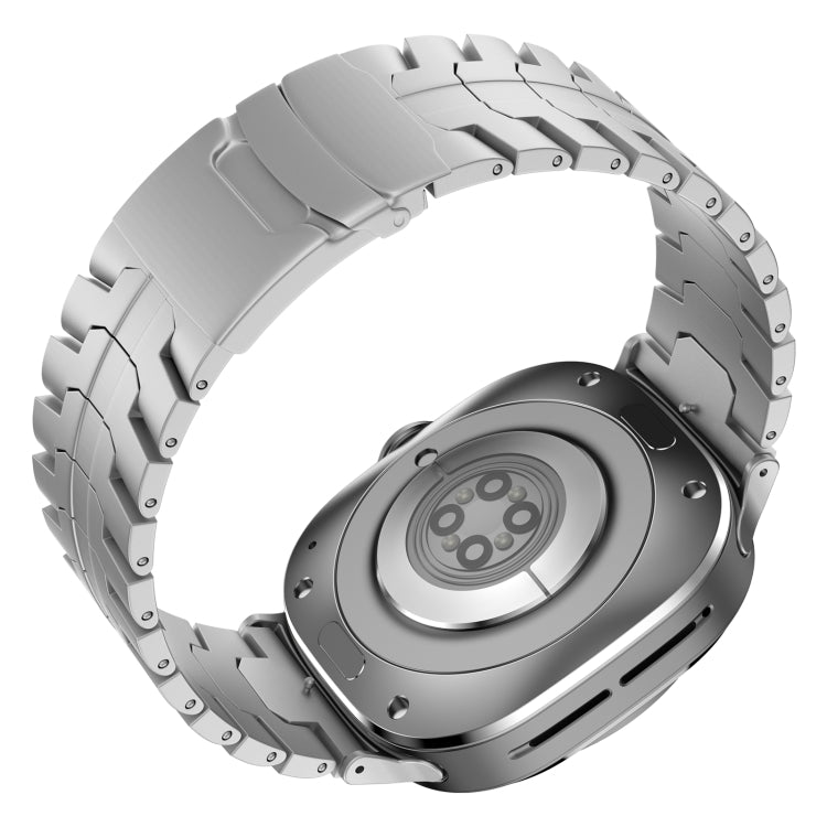 For Samsung Galaxy Watch Ultra 47mm Titanium Alloy Metal Watch Band(Silver)