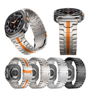 For Samsung Galaxy Watch Ultra 47mm Titanium Alloy Metal Watch Band(Silver)