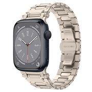 For Apple Watch Series 8 45mm Pathfinder Stainless Steel Metal Watch Band(Titanium Color)