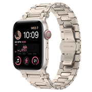 For Apple Watch SE 2022 44mm Pathfinder Stainless Steel Metal Watch Band(Titanium Color)