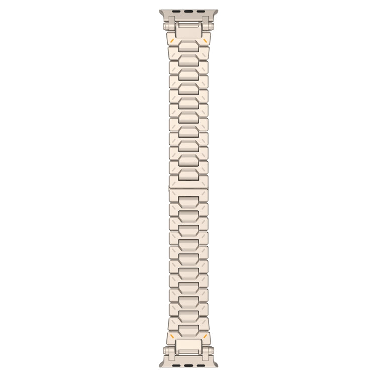 For Apple Watch Series 5 44mm Pathfinder Stainless Steel Metal Watch Band(Titanium Color)