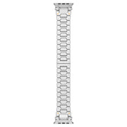 For Apple Watch Series 5 44mm Pathfinder Stainless Steel Metal Watch Band(Silver)