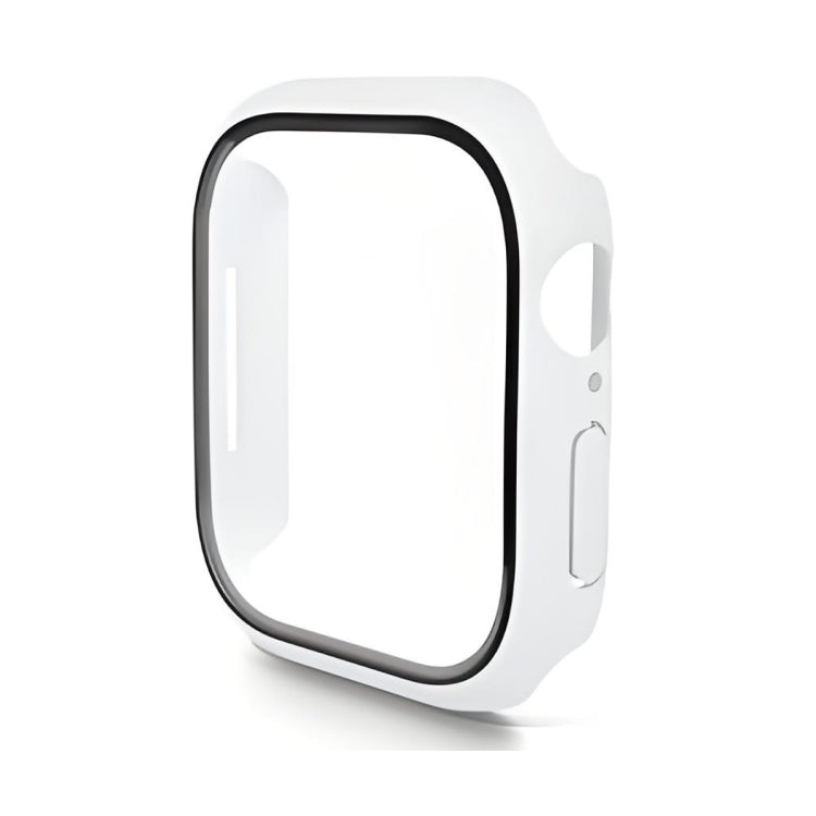 For Apple Watch Series 10 46mm ENKAY Hat-Prince PC Tempered Glass Film Integrated Watch Case(White) - free shipping - PMc TechLife - Order now!