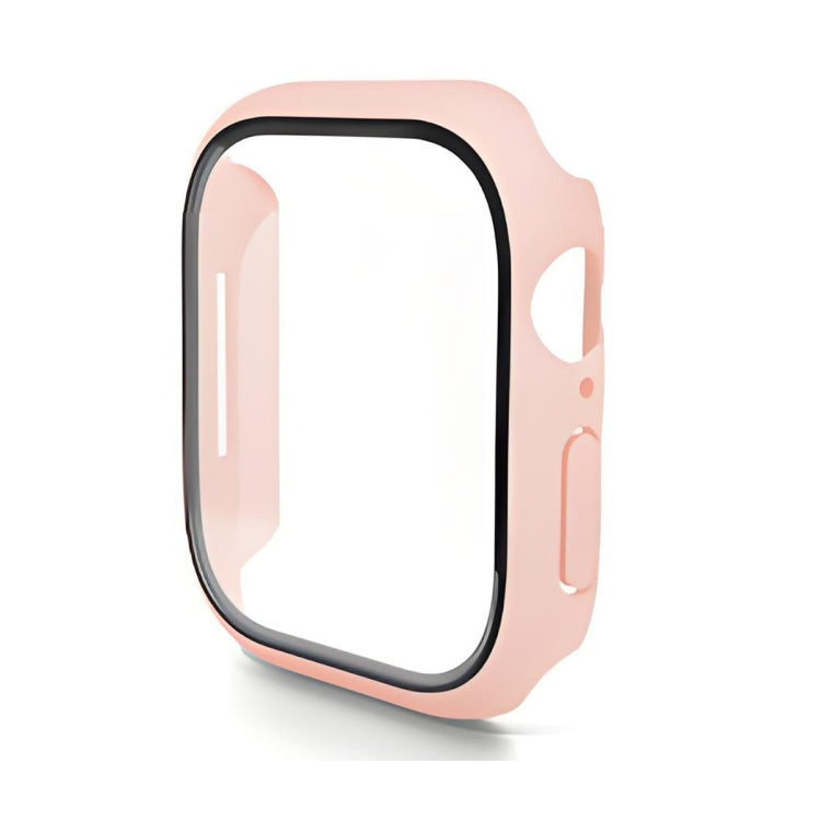 For Apple Watch Series 10 42mm ENKAY Hat-Prince PC Tempered Glass Film Integrated Watch Case(Pink) - free shipping - PMc TechLife - Order now!