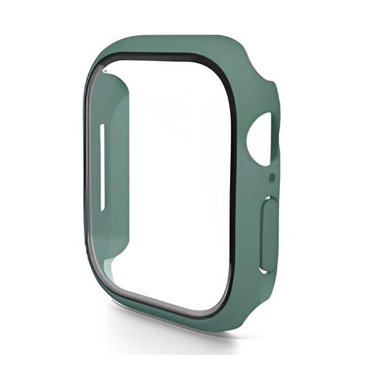 For Apple Watch Series 10 42mm ENKAY Hat-Prince PC Tempered Glass Film Integrated Watch Case(Dark Green) - free shipping - PMc TechLife - Order now!
