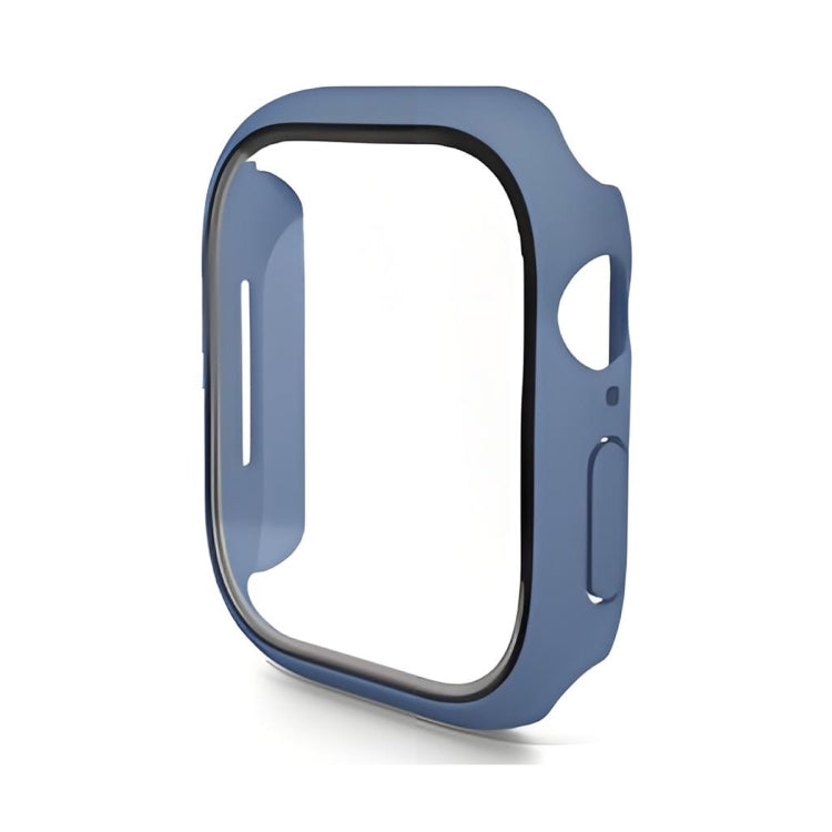 For Apple Watch Series 10 42mm ENKAY Hat-Prince PC Tempered Glass Film Integrated Watch Case(Grey Blue) - free shipping - PMc TechLife - Order now!