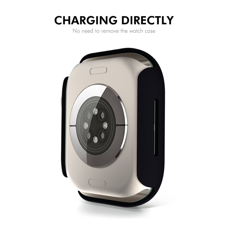 For Apple Watch Series 10 42mm ENKAY Hat-Prince PC Tempered Glass Film Integrated Watch Case(Dark Green) - free shipping - PMc TechLife - Order now!