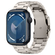 For Apple Watch Series 9 45mm Three Beads Titanium Alloy Metal Watch Band(Titanium Color) - free shipping - PMc TechLife - Order now!