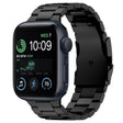 For Apple Watch SE 2022 40mm Three Beads Titanium Alloy Metal Watch Band(Black) - free shipping - PMc TechLife - Order now!