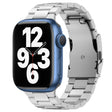 For Apple Watch Series 7 45mm Three Beads Titanium Alloy Metal Watch Band(Silver) - free shipping - PMc TechLife - Order now!
