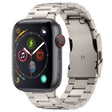 For Apple Watch Series 4 44mm Three Beads Titanium Alloy Metal Watch Band(Titanium Color) - free shipping - PMc TechLife - Order now!