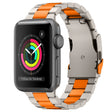 For Apple Watch Series 3 38mm Three Beads Titanium Alloy Metal Watch Band(Titanium Orange) - free shipping - PMc TechLife - Order now!