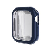 For Apple Watch Series 10 46mm Full Coverage TPU Electroplated Watch Case(Midnight Blue)