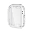 For Apple Watch Series 10 42mm Full Coverage TPU Electroplated Watch Case(Transparent) - Watch Cases by PMC TechLife | Online Shopping South Africa | PMC TechLife | Buy Now Pay Later Mobicred