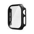 For Apple Watch Series 10 46mm Tempered Glass Film Integrated PC Watch Case(Black) - Watch Cases by PMC TechLife | Online Shopping South Africa | PMC TechLife | Buy Now Pay Later Mobicred