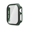 For Apple Watch Series 10 42mm Tempered Glass Film Integrated PC Watch Case(Green) - Watch Cases by PMC TechLife | Online Shopping South Africa | PMC TechLife | Buy Now Pay Later Mobicred