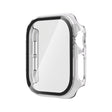 For Apple Watch Series 10 42mm Tempered Glass Film Integrated PC Watch Case(Transparent) - Watch Cases by PMC TechLife | Online Shopping South Africa | PMC TechLife | Buy Now Pay Later Mobicred