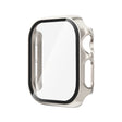 For Apple Watch Series 10 42mm Tempered Glass Film Integrated PC Watch Case(Starlight) - Watch Cases by PMC TechLife | Online Shopping South Africa | PMC TechLife | Buy Now Pay Later Mobicred