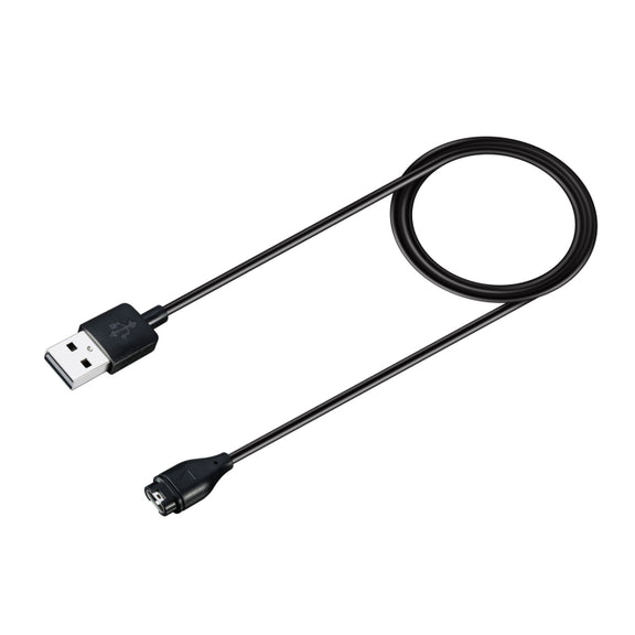 For Garmin Fenix 8 AMOLED / Vivoactive 6 USB Interface Smart Watch Charging Cable, Length: 1m(Black)
