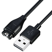 For Garmin Fenix 8 AMOLED / Vivoactive 6 USB Interface Smart Watch Charging Cable, Length: 1m(Black)