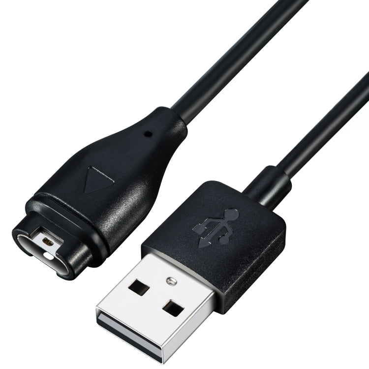 For Garmin Fenix 8 AMOLED / Vivoactive 6 USB Interface Smart Watch Charging Cable, Length: 1m(Black)