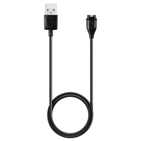 For Garmin Fenix 8 AMOLED / Vivoactive 6 USB Interface Smart Watch Charging Cable, Length: 1m(Black)