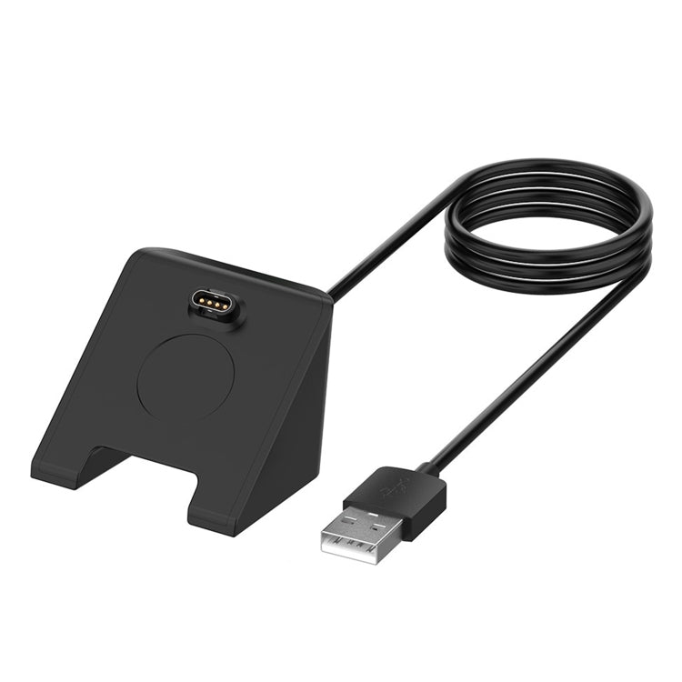 For Garmin Fenix 8 AMOLED USB Interface Vertical Watch Charger, Length: 1m(Black) - Charger by PMC TechLife | Online Shopping South Africa | PMC TechLife | Buy Now Pay Later Mobicred