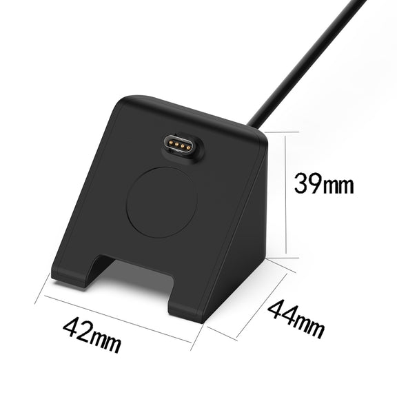 For Garmin Fenix 8 AMOLED USB Interface Vertical Watch Charger, Length: 1m(Black)
