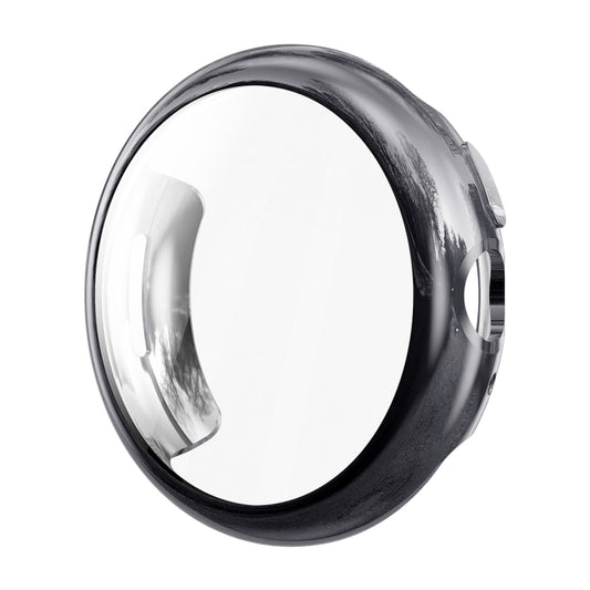 For Google Pixel Watch 3 45mm ENKAY Hat-Prince Full Coverage Electroplated Soft TPU Case with Screen Protection(Gun Color) - free shipping - PMC Jewellery - Order now!