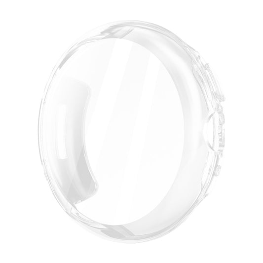 For Google Pixel Watch 3 45mm ENKAY Hat-Prince Full Coverage Electroplated Soft TPU Case with Screen Protection(Transparent) - free shipping - PMC Jewellery - Order now!
