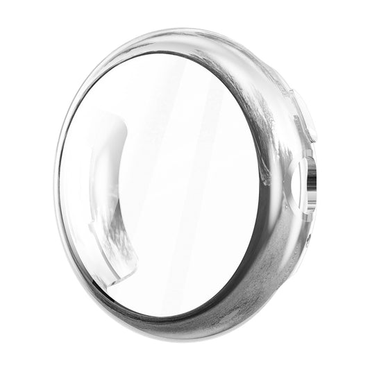 For Google Pixel Watch 3 45mm ENKAY Hat-Prince Full Coverage Electroplated Soft TPU Case with Screen Protection(Silver) - free shipping - PMC Jewellery - Order now!