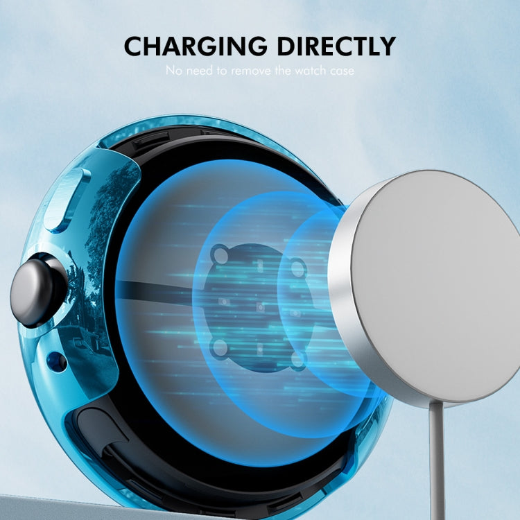 For Google Pixel Watch 3 41mm ENKAY Hat-Prince Full Coverage Electroplated Soft TPU Case with Screen Protection(Transparent) - free shipping - PMc TechLife - Order now!