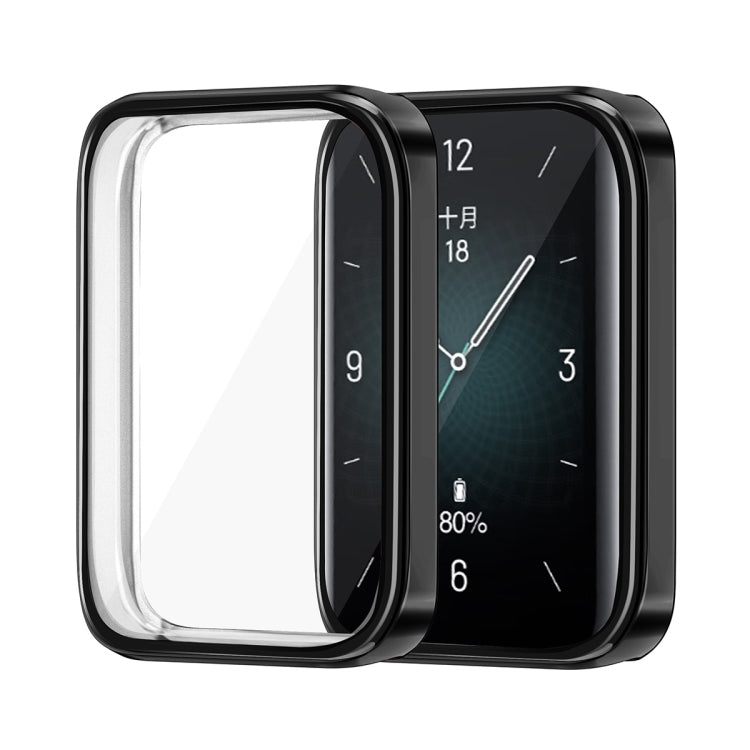 For Honor Band 9 ENKAY Hat-Prince Full Coverage Electroplated Soft TPU Case with Screen Protection(Black) - free shipping - PMc TechLife - Order now!