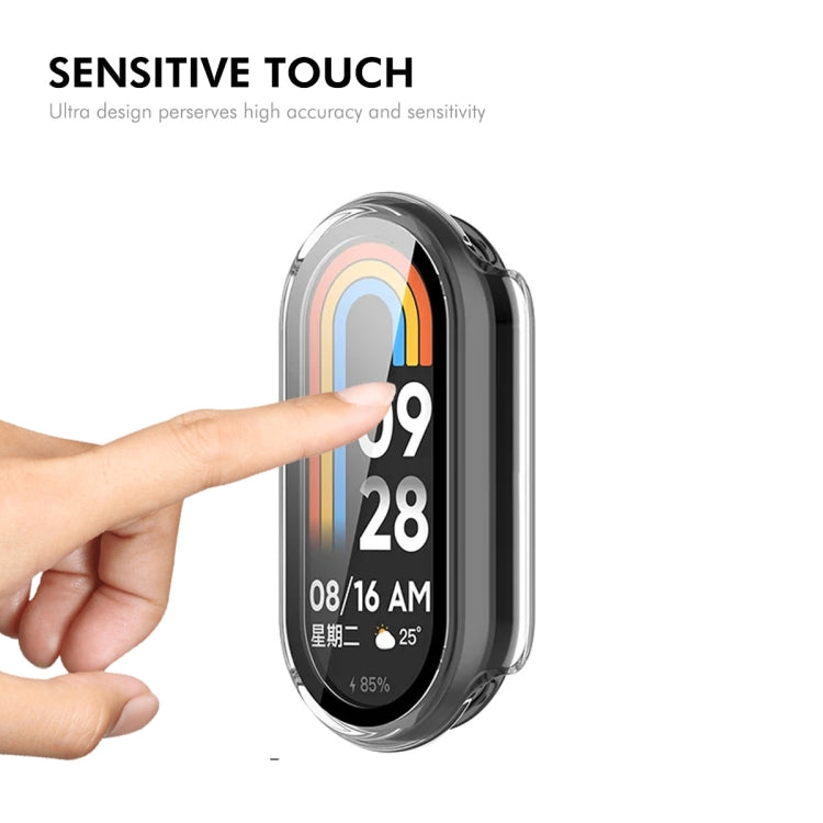 For Xiaomi Smart Band 9 / 9 NFC ENKAY Hat-Prince PC Frame Watch Protective Case with Tempered Film(Transparent)