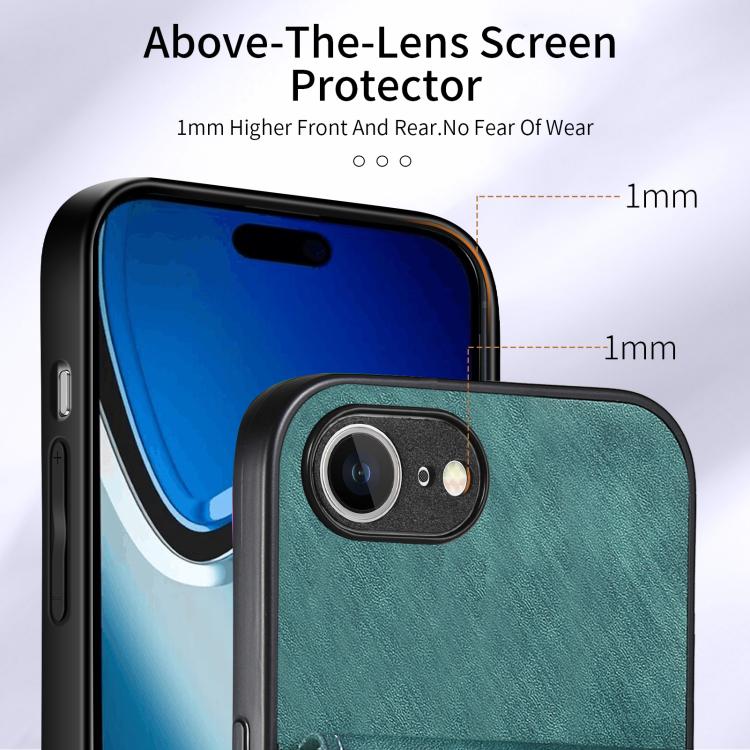 For iPhone 16e Retro Card Wallet Fold Leather Phone Case with Strap(Green) - free shipping - PMC TechLife - Order now!