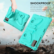 For Lenovo Tab M11 / Xiaoxin Pad 11 2024 Butterfly Bracket EVA Shockproof Tablet Case(Mint Green)
