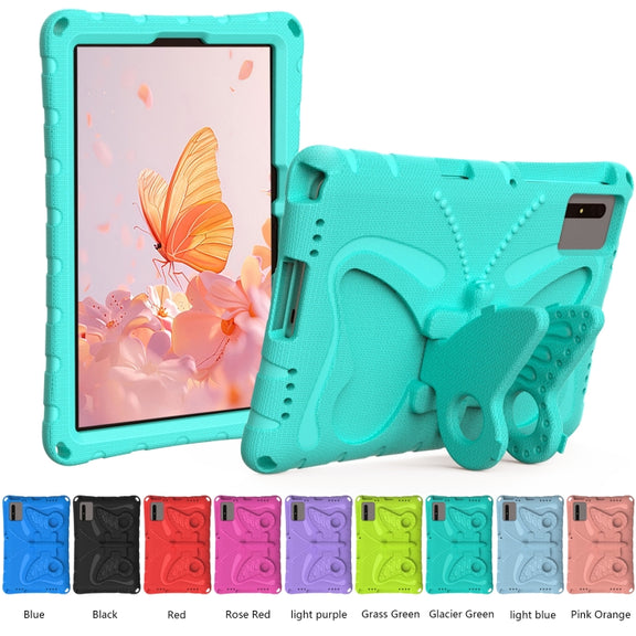 For Lenovo Tab M11 / Xiaoxin Pad 11 2024 Butterfly Bracket EVA Shockproof Tablet Case(Mint Green)
