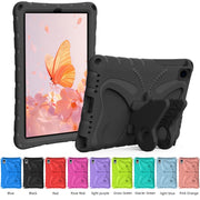 For Lenovo Tab M10 Plus TB-X606F 10.3 Butterfly Bracket EVA Shockproof Tablet Case(Black)