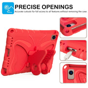 For Lenovo Tab M10 Plus TB-X606F 10.3 Butterfly Bracket EVA Shockproof Tablet Case(Red)