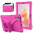 For Lenovo Tab M10 Plus TB-X606F 10.3 Butterfly Bracket EVA Shockproof Tablet Case(RoseRed) - Lenovo by PMC TechLife | Online Shopping South Africa | PMC TechLife | Buy Now Pay Later Mobicred