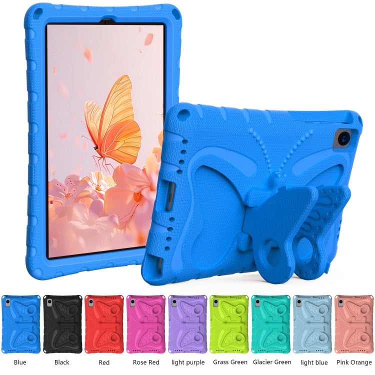 For Lenovo Tab K10 TB-X6C6F 10.3 Butterfly Bracket EVA Shockproof Tablet Case(Blue) - Lenovo by PMC TechLife | Online Shopping South Africa | PMC TechLife | Buy Now Pay Later Mobicred