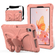 For Lenovo Tab M8 TB-8505F 8.0 / TB-8705N Butterfly Bracket EVA Shockproof Tablet Case(Pink Orange)