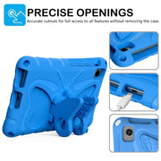 For Lenovo Tab M8 TB-8505F 8.0 / TB-8705N Butterfly Bracket EVA Shockproof Tablet Case(Blue)