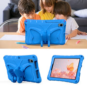 For Lenovo Tab M8 TB-8505F 8.0 / TB-8705N Butterfly Bracket EVA Shockproof Tablet Case(Blue)
