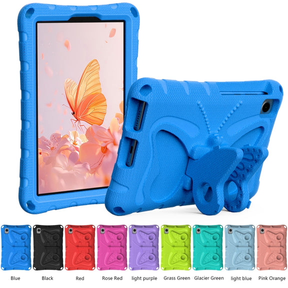 For Lenovo Tab M8 TB-8505F 8.0 / TB-8705N Butterfly Bracket EVA Shockproof Tablet Case(Blue)