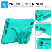 For Lenovo Tab M8 TB-8505F 8.0 / TB-8705N Butterfly Bracket EVA Shockproof Tablet Case(Mint Green)