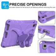 For Lenovo Tan M8 Gen4 8.0 2023 Butterfly Bracket EVA Shockproof Tablet Case(Light Purple)